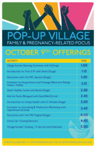Pop-Up Village Program - October