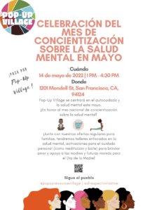 Mental Health Awareness Flyer May 2022 Spanish