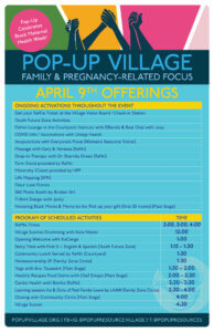 Pop-Up Village Program - April